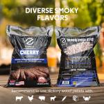 Z GRILLS Wood Pellets for Smoker Grill, 100% All-Natural Hardwood Cherry Pellet, 20lbs