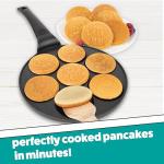 Animal Mini Pancake Pan - Make 7 Unique Flapjack Zoo Animals, Including a Elephant, Giraffe and More- Nonstick Pan Cake Maker Griddle for Breakfast Fun & Easy Cleanup, Xmas Holiday Breakfast or Gift