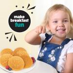 Animal Mini Pancake Pan - Make 7 Unique Flapjack Zoo Animals, Including a Elephant, Giraffe and More- Nonstick Pan Cake Maker Griddle for Breakfast Fun & Easy Cleanup, Xmas Holiday Breakfast or Gift