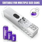 AZXILE Automatic Can Crusher, 8/12/16oz Electric Can Crushers for Recycling Wall Mounted, Can Trash Compactor for Aluminum Seltzer,Aluminum Can Crusher Electric, Soda, Cola,Beer Cans and Bottles