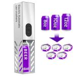 AZXILE Automatic Can Crusher, 8/12/16oz Electric Can Crushers for Recycling Wall Mounted, Can Trash Compactor for Aluminum Seltzer,Aluminum Can Crusher Electric, Soda, Cola,Beer Cans and Bottles