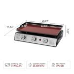 Royal Gourmet 24-Inch 3-Burner Portable Gas Grill