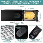 Fstcrt Electric French Fry Cutter, Professional Commercial and Household French Fries Cutter, Potato Slicer with 1/2Inch & 3/8Inch Blade, Automatic Cut Machine, Suitable for Potato Carrot Cucumber