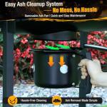 SUNLIFER Charcoal BBQ Grills Outdoor: Spacious Barrel Barbecue Grill with Side Front Table - Premium BBQ Smoker Combo for Backyard Cooking Patio Grilling Tailgating Party Camping Picnic