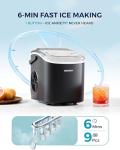 EUHOMY Portable Ice Maker - 26lbs Daily Output