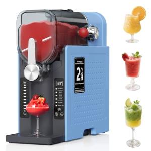 WIZAURA Slushie Machine, Slushy for Home No Ice Need, Large Capacity Professional Frozen Drink Maker & Margarita Machine, 6 Presets for Milkshakes, Frappés, Slush, Ice Cream. BLUE