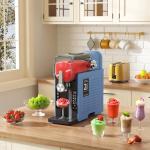 WIZAURA Slushie Machine, Slushy for Home No Ice Need, Large Capacity Professional Frozen Drink Maker & Margarita Machine, 6 Presets for Milkshakes, Frappés, Slush, Ice Cream. BLUE
