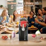 WIZAURA Slushie Machine, Slushy for Home No Ice Need, Large Capacity Professional Frozen Drink Maker & Margarita Machine, 6 Presets for Milkshakes, Frappés, Slush, Ice Cream. BLUE