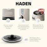 Haden Dorset 1.7 Liter Stainless Steel Electric Kettle, Hot Water Kettle with 360-Degree Base and Auto Shutoff, Putty & Chrome