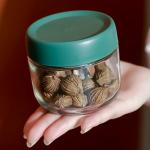 Povinmos 3Pack Overnight Oats Containers with Lids,10oz Glass Jar with Scew Lid,Salad Dressing Fruit Veggies Sauce Snacks Meal Prep Food Containers,Spice Jars,Wide Mouth Storage Containers