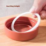 Povinmos 3Pack Overnight Oats Containers with Lids,10oz Glass Jar with Scew Lid,Salad Dressing Fruit Veggies Sauce Snacks Meal Prep Food Containers,Spice Jars,Wide Mouth Storage Containers