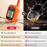 ThermoPro TP509 Candy Thermometer with Pot Clip, 10" Long Probe Instant Read Meat Food Thermometer with LCD, Cooking Oil Thermometer Deep Frying Thermometer for Candy Maple Syrup Sugar Brewing Making