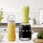 SMEG 50's Retro Style Personal Blender with Backlit Knob and Two 600 ML BPA Free bottles