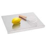 304 Stainless Steel Cutting Board for Kitchen – Large (40x30cm/15.7x11.8in) Non-Slip, Dishwasher Safe – Ideal for Meat, Vegetables, Fruits, Bread & Baking – Commercial & Home Use