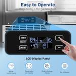 RAPSUAR Under Counter Ice Maker - 95Lbs/Day