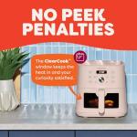 Instant Pot 4Qt VORTEX 6-in-1 Mini Air Fryer, Custom Program Options, Air Fry, Broil, Roast, Dehydrate, Bake, Reheat, Rosewater, 4 Quarts