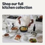 Amazon Basics Stainless Steel Cookware Set, 5-Piece Set, All Cooktop Friendly, Dishwasher-Safe