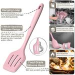 Silicone Cooking Kitchen Utensil Set, AIKKIL 43 Pcs Pink Cooking Utensils Set, Turner, Tongs, Spoon, Spatula, Kitchen Gadgets Tools Set For Nonstick Cookware, Heat Resistant (Dishwasher, BPA Free)
