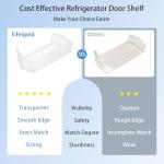 Eifelgold 1 Piece W11239961 Refrigerator Replacement Shelves Refrigerator Door Shelf Fits for whirl-pool Side-by-side Refrigerators WRS321SDH WRS311SDH WRS325SDH Replaces W10900538