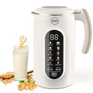 BHG 45oz Nut Milk Maker, Automatic Soy Milk Maker Machine with 14-Blade Grinder, 11 Functions & LED Touch Screen, Plant-Based Milk Machine for Almond,Oat & Soy, 18H Timer, Keep Warm & Self-Cleaning