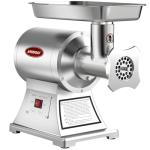 ARINOO Commercial Meat Grinder #12, 0.9HP Heavy Duty Stainless Steel Industrial Meat Mincer w/2 Blades & Meat Pusher,Electric Meat Grinders for large batches home butchering, or small farm processing