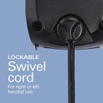 Hamilton Beach Professional 5-Speed Electric Hand Mixer with High-Performance DC Motor, Slow Start, Snap-On Storage Case, Stainless Steel Beaters & Whisk, Black (62651)