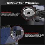 CAMPLUX Classic RV Propane Range 17 Inches, Propane Range Oven with 3 Burners Cooktop for RV, RV Propane Stove Oven Combo 28,100 BTU/Hr, Stainless Steel RGS17MSF