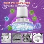 Electric Spin Scrubber, 7 Replaceable Brush Heads, 1.5H Bathroom Scrubber Dual Speed & Adjustable Extension Arm, Cordless Household Cleaning Brush for Bathroom Tub Tile Floor