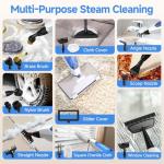 SENMO Steam Mop, 14-in-1 Detachable Steam Cleaner for Home and Floor, 1300W 228°F Deep Cleaning MultiPurpose Floor Steamer with 14 Attachments for Hardwood Floors, Tile, Grout, Furniture, Carpet, Wall
