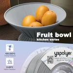 YXPOLYER PLA Filament Food Grade 1.75mm 1kg for 3D Printing, PLA+ 3D Printer Filament with Transparent AMS-Compatible Filament Spool, Cool Gray