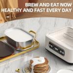 Yogurt Maker Machine, Adjustable Time & Temp Control (1-99 Hour Adjustable), 1600ML Yogurt Maker Machine for Homemade Yogurt, Versatile and Efficient Yogurt Maker for Healthy Living