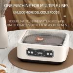 Yogurt Maker Machine, Adjustable Time & Temp Control (1-99 Hour Adjustable), 1600ML Yogurt Maker Machine for Homemade Yogurt, Versatile and Efficient Yogurt Maker for Healthy Living