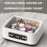 Yogurt Maker Machine, Adjustable Time & Temp Control (1-99 Hour Adjustable), 1600ML Yogurt Maker Machine for Homemade Yogurt, Versatile and Efficient Yogurt Maker for Healthy Living