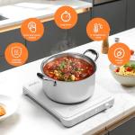 olayks. Portable Induction Cooktop, Countertop Burner Hot Plate 1500W With Sensor Touch, Electric Induction Cooker With 9-Level Adjustment, 3-Hour Timer, Auto-Shut-Off, LED Display, Auto Pot Detection