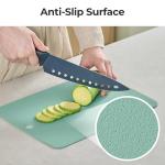 Firgi TPU Silicone Cutting Board Set of 3, BPA-Free Non-Slip Flexible Cutting Mats for Kitchen, Food Grade Silicone Chopping Boards - Dishwasher Safe Kitchen Essentials - 12.2"