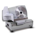 Valley Sportsman Electric Meat Slicer, Deli Meat Slicer Machine for Home Use with 7.5" Stainless Steel Blade, Adjustable Thickness, Easy to Clean, Cuts Meat, Bread, Cheese, Silver