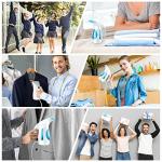 HiLIFE Steamer for Clothes, Portable Handheld Design, 240ml Big Capacity, 700W, Strong Penetrating Steam, Removes Wrinkle, for Home, Office(ONLY FOR 120V) (Blue)