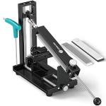 Professional Adjust Knife Sharpener Kit, Aluminium Alloy Precision Fixed Angle Guide Knife Sharpening System with #400, #1000 Diamond Plate, Polishing Oil Stone for Kitchen, Pocket, Hunting Knives