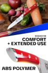 Dalstrong Paring Knife - 3.5 inch - Gladiator Series - Forged High-Carbon German Steel - Crimson Red ABS Handle Kitchen Knife - Sheath Included - Razor Sharp Cooking Chef Knife - NSF Certified