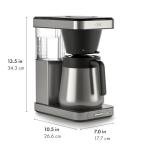 OXO Brew 8-Cup Coffee Maker - Single-Serve & Carafe, Thermal Stainless Steel, SCA Certified