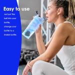 Hydro2Go Plastic Blending Mixing Ball Bottle Balls for Sports Drink Protein Shaker Cup Bottle Mixers Better Than Wire Whisk (8 pc)