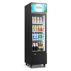 BODEGACOOLER Beverage Refrigerator and Cooler, 6.34 Cu. Ft Commercial Refrigerators for Drink, Beer, Tall Commercial Cooler for Beer, Soda, Single Door Display fridge
