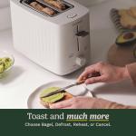 Cuisinart Soho™ Collection 2-Slice Toaster, 7 Toaster Setting, Defrost, Reheat, and Bagel Setting, Convenient Rear Cord Storage, Truffle, CPT-7TR