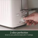 Cuisinart Soho™ Collection 2-Slice Toaster, 7 Toaster Setting, Defrost, Reheat, and Bagel Setting, Convenient Rear Cord Storage, Truffle, CPT-7TR