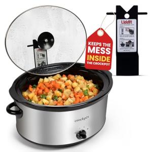 Liddit Crock Pot Lid Holder for Clean Kitchen, Easy to Use Lid Holder while Cooking, Space Saving Crockpot Stand, Made in the USA