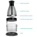 HIMAAT Manual Vegetable Dicer - Efficient Stainless Steel Hand Chopper for Onions, Garlic, Tomatoes, Nuts, Herbs, Salad. Perfect Kitchen Gadget for Fast, Easy Food Prep. Dishwasher Safe.