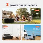 EKOJUCE 12 Volt Refrigerator Portable Fridge - 16Quart(15L) Electric Cooler Compressor fridge -4℉~68℉, 12/24V DC & 100-240V AC Car Refrigerator for Camping, RV, Fashing, Travel, Home