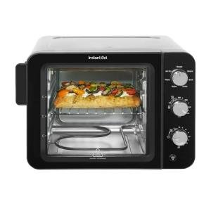 Instant Pot No Preheat Required* 4-Slice Air Fryer Toaster Oven with InstantHeat Technology, 7-in-1, Air Fry, Bake, Toast, Roast, Broil, Warm, and Make Pizza