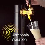 GREEN HOUSE: Draft Pour Beer Dispenser & Ultra Fine Foam Maker - Mini Kegerator for Home. Draft Pour and Ultra Fine Foam covering top makes your regular beer taste delicious and keep longer.