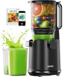 Aeitto Cold Press Juicer with 5.8" Extra Wide Mouth, Juicer Machines, Easy to Clean, Fit Whole Vegetables & Fruits, Professional Slow Masticating Juicers,Self Feeding, High Juice Yield